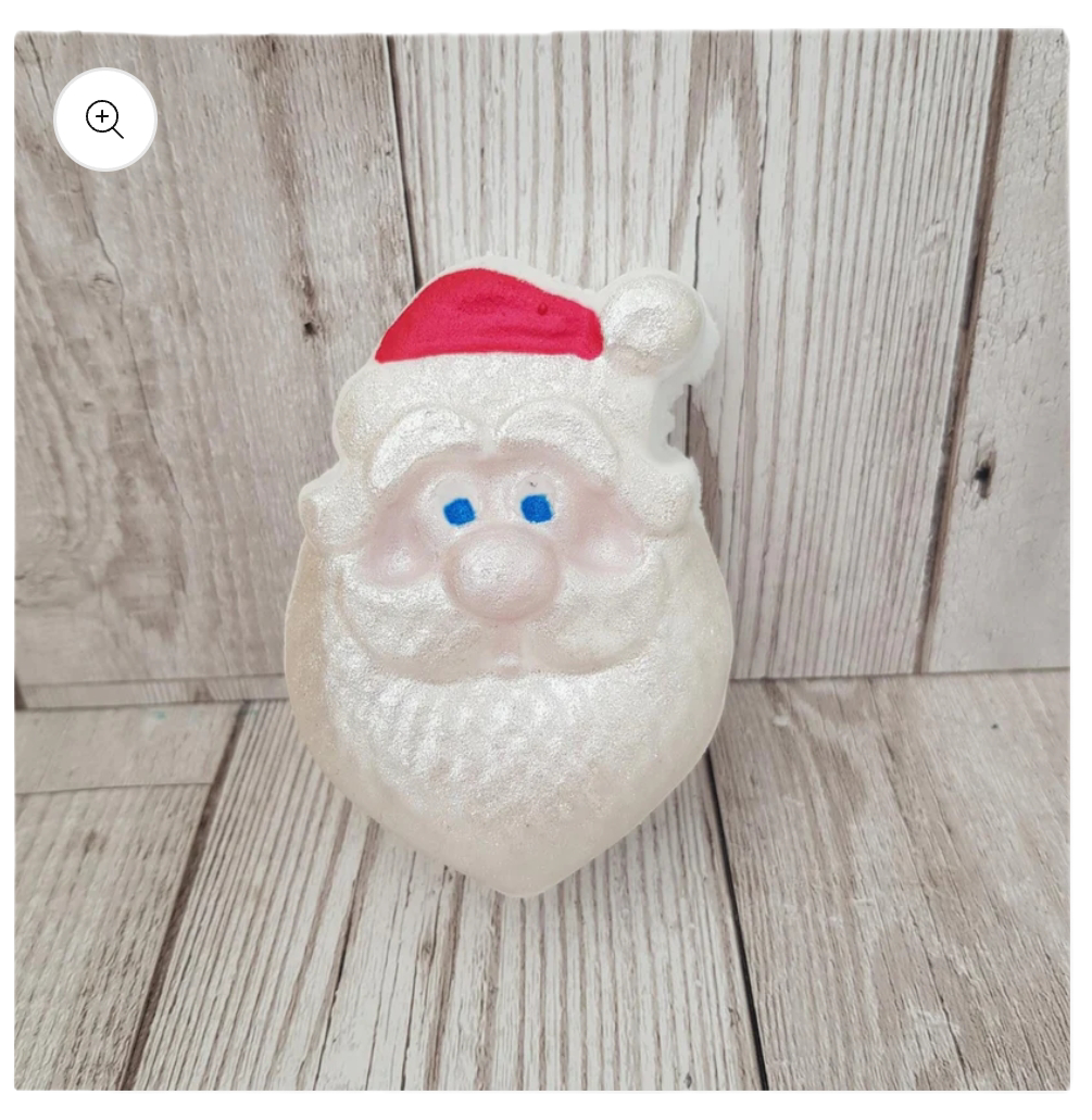 Santa Face Bath Bomb