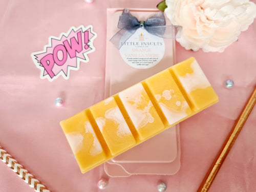 Orange Vanilla Swirl Snap Bar Little Insults Candle Co